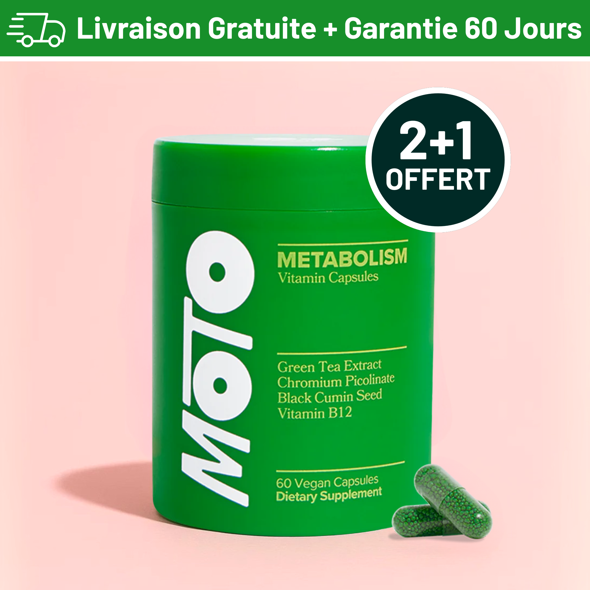 Gélules Motoburn Métabolisme