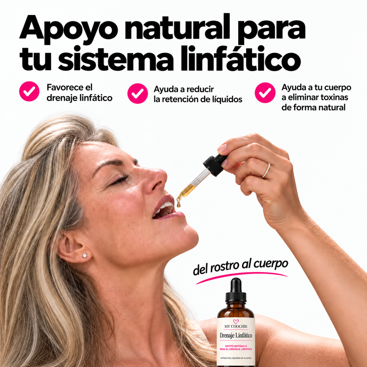 Gotas de Drenaje Linfático para Rostro y Cuerpo
