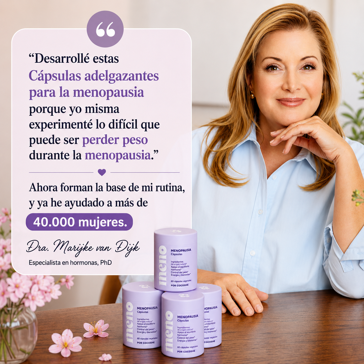 Cápsulas adelgazantes menopausia