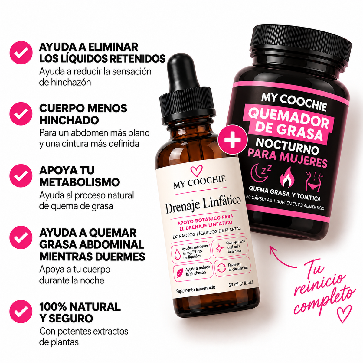 Gotas de Drenaje Linfático para Rostro y Cuerpo
