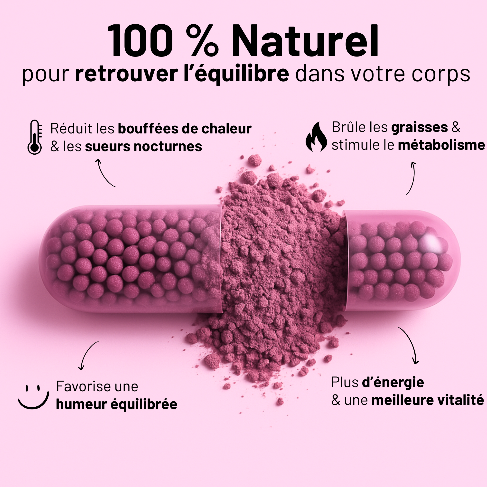 Gélules Équilibre Ménopause