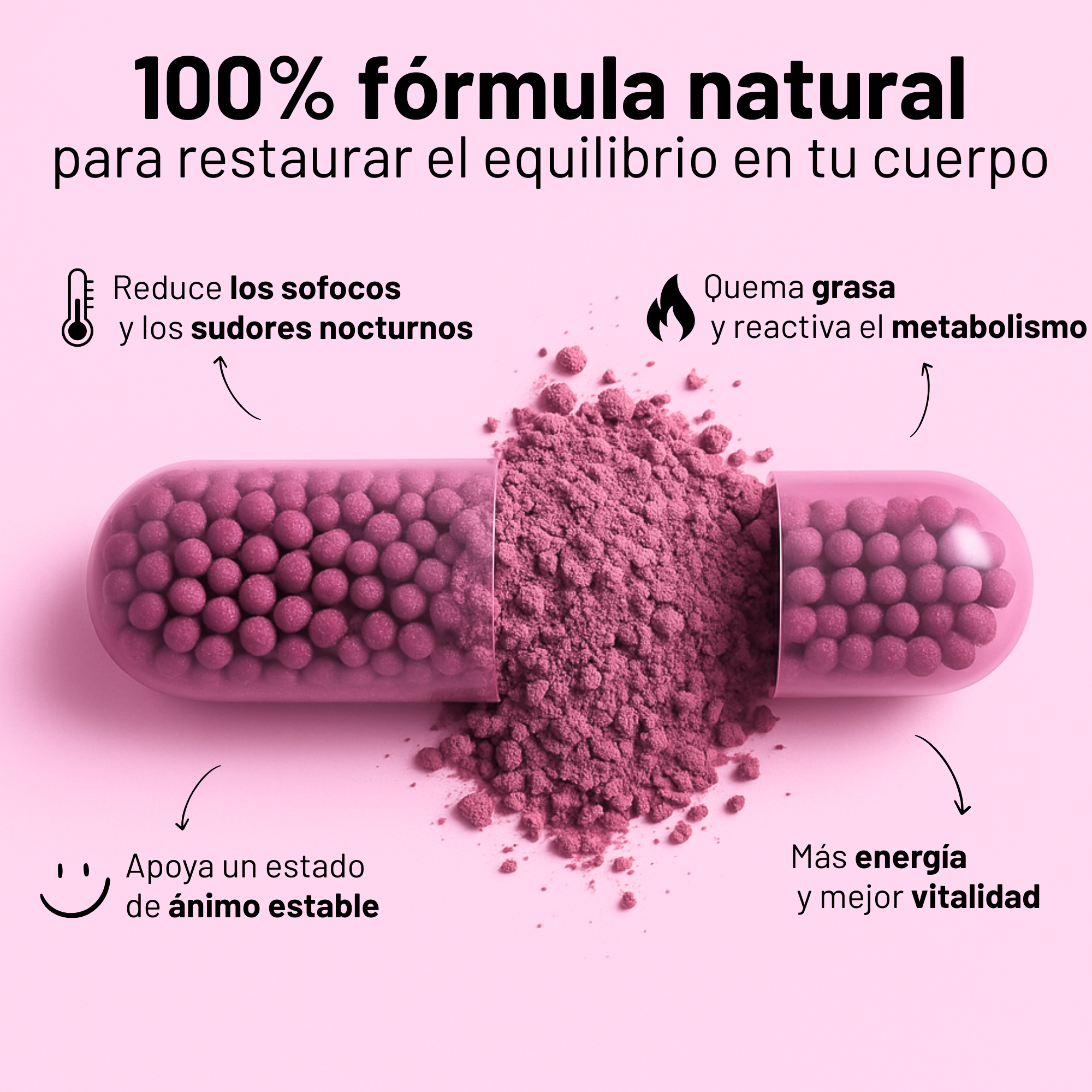 Cápsulas equilibrio menopausia